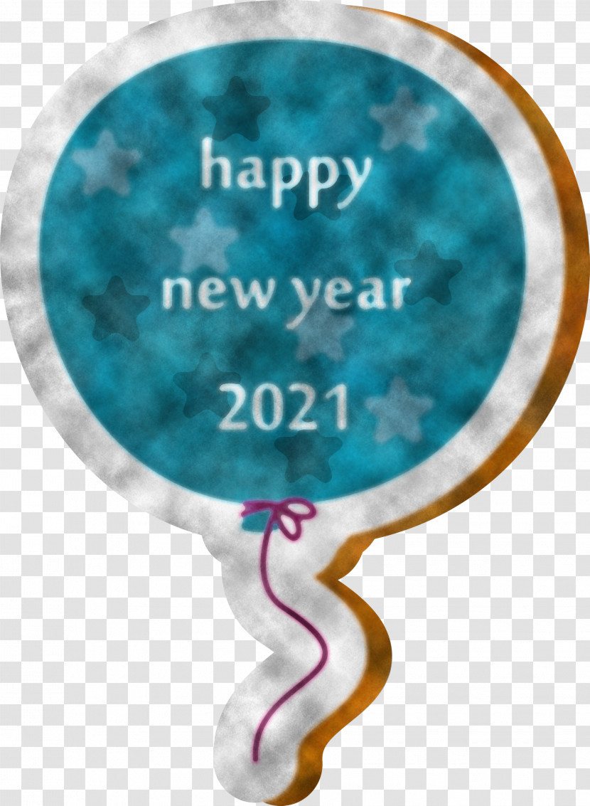 Balloon 2021 Happy New Year Transparent PNG