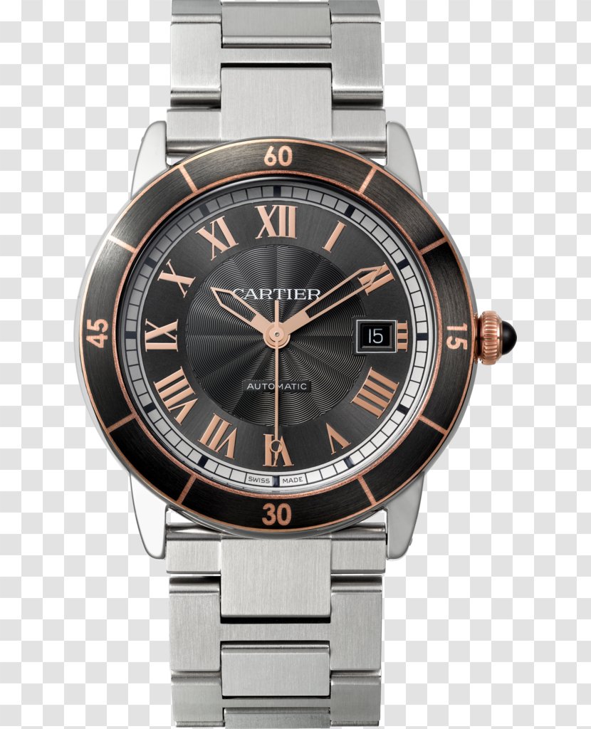 Cartier Tank Automatic Watch Movement - Strap Transparent PNG