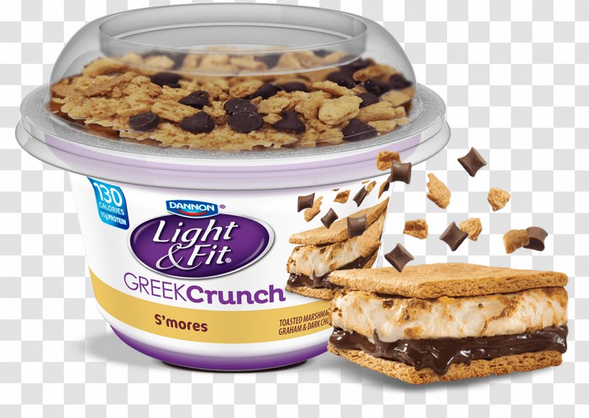 Ice Cream S'more Greek Cuisine Yogurt Yoghurt - Food Transparent PNG