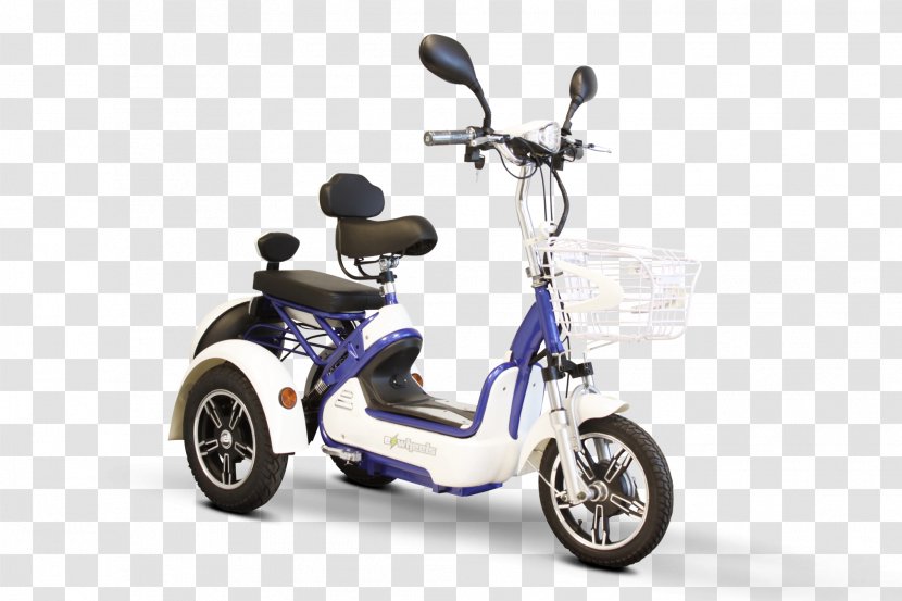 Wheel Motorized Scooter Electric Vehicle Car - Mobility Scooters Transparent PNG