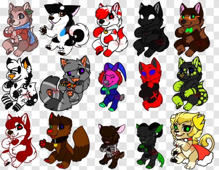 Cat Collage Character Clip Art Transparent PNG