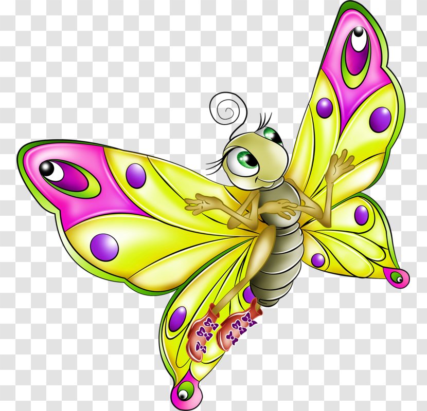 Butterfly Clip Art - Wing - Colorful Transparent PNG