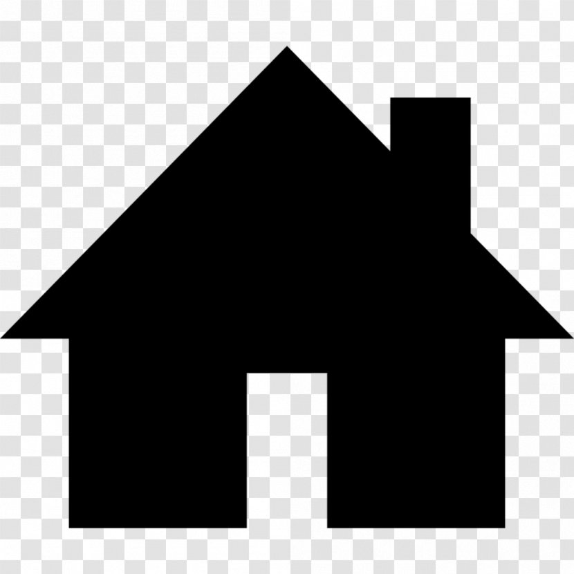 House Home Symbol - Black - Residential Buildings Transparent PNG