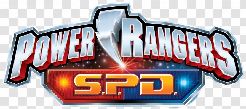 Logo Power Rangers S.P.D. Season 1 Font Brand - Streaming Media Transparent PNG