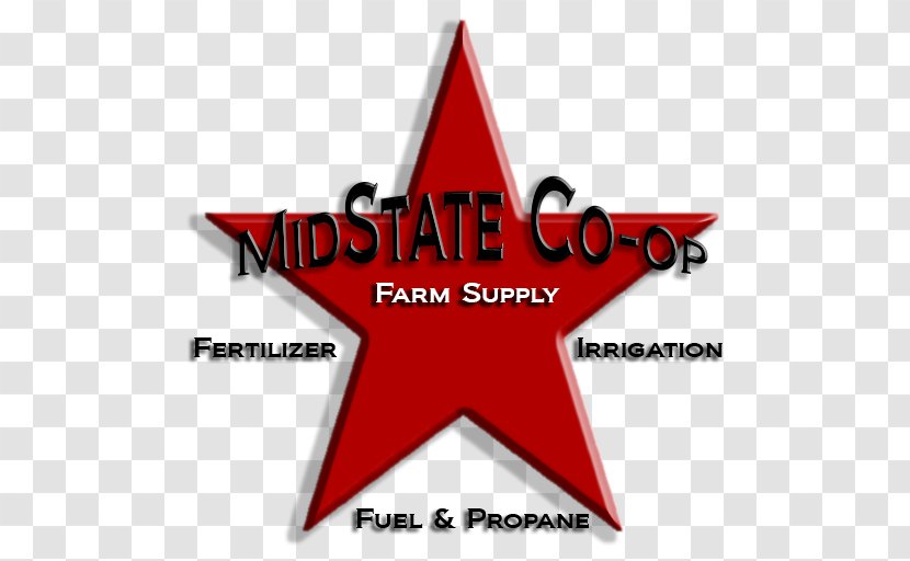 Midstate Cooperative Co-op Farm Store Barnstar - Red - Mahindra Tractor Transparent PNG