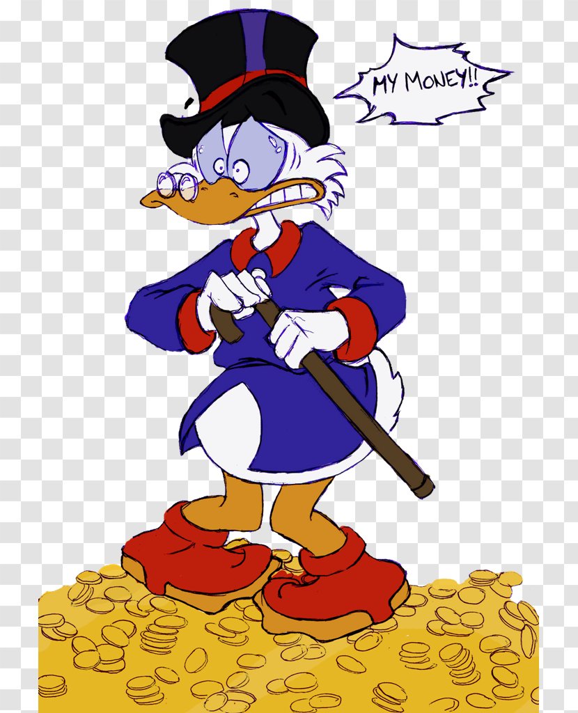 Scrooge McDuck Ebenezer Cartoon Character - Art - Uncle Transparent PNG
