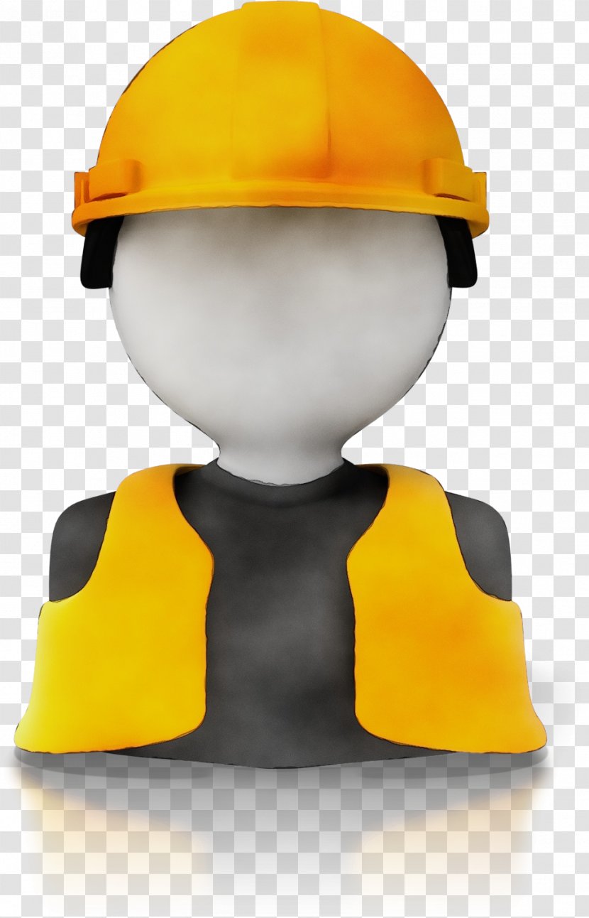 Hard Hat Yellow Personal Protective Equipment Helmet Construction Worker - Engineer - Fashion Accessory Workwear Transparent PNG