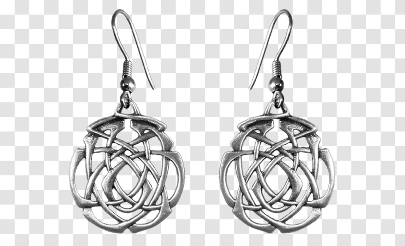 Earring Endless Knot Celtic True Lover's - Body Jewellery - Infinity Transparent PNG