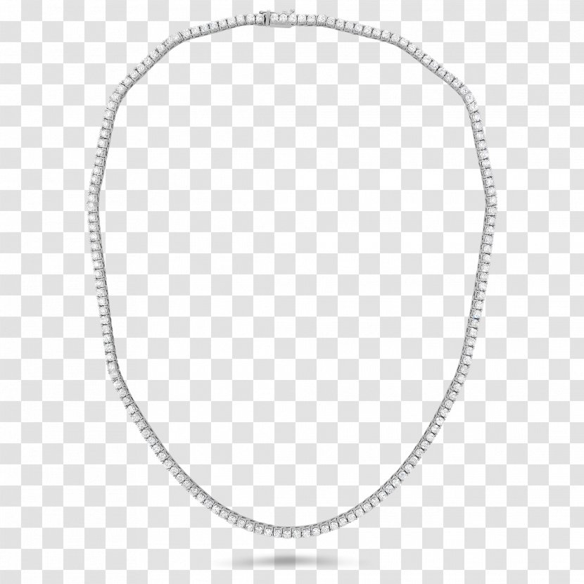 Jewellery Silver Necklace Clothing Accessories Chain - Exquisite Border Transparent PNG