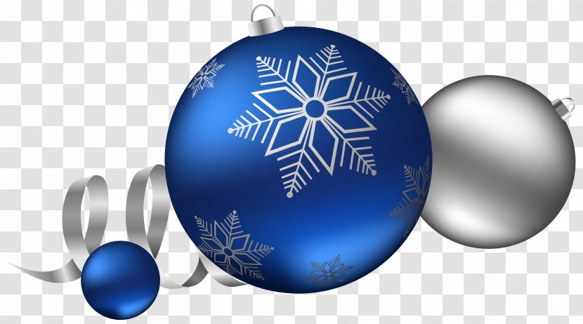 Christmas Ornament Decoration Clip Art - Sphere - Silver Transparent PNG
