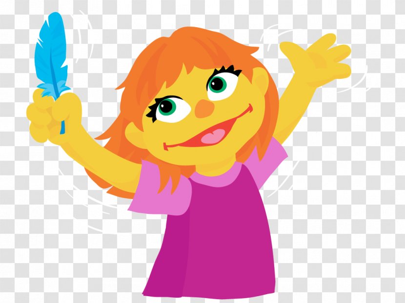 Julia Elmo Abby Cadabby Sesame Workshop Street Characters - Heart - Muppet Transparent PNG