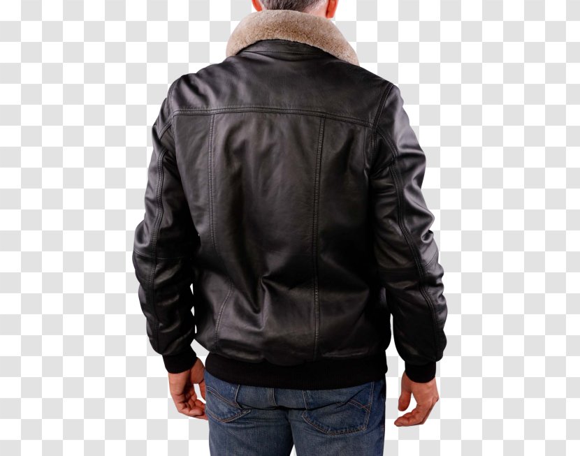 Leather Jacket - Heavy Bomber Transparent PNG