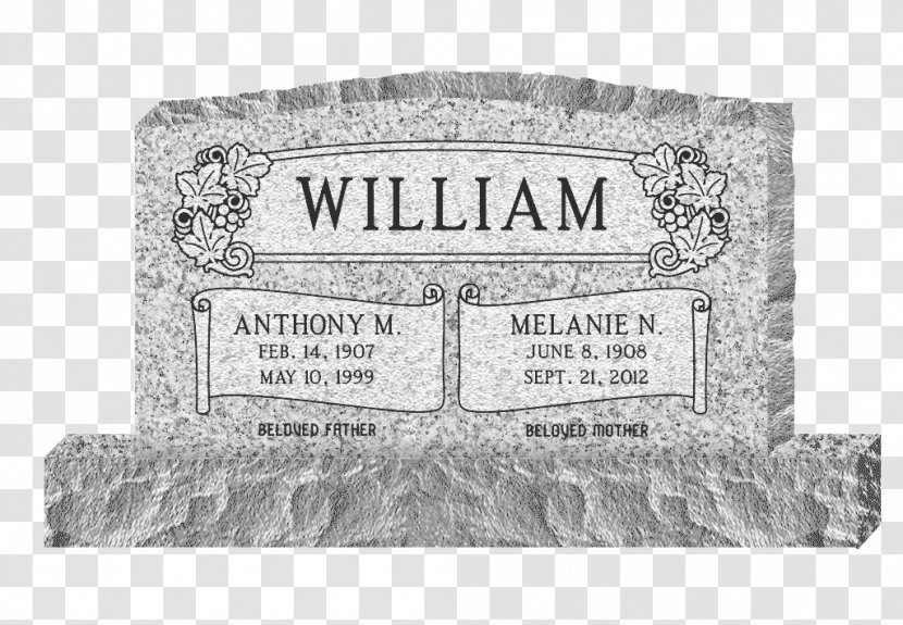Headstone Memorial Cemetery Monument Grave - Page Layout Transparent PNG