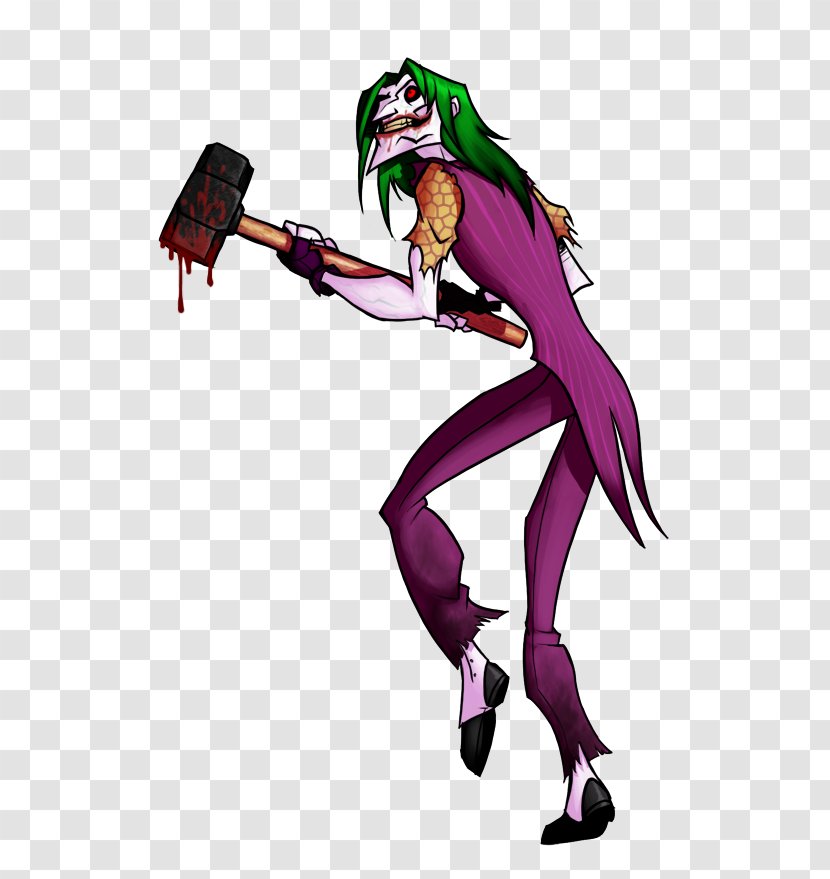 Joker Legendary Creature Costume Design Cartoon - Art - Batman Transparent PNG