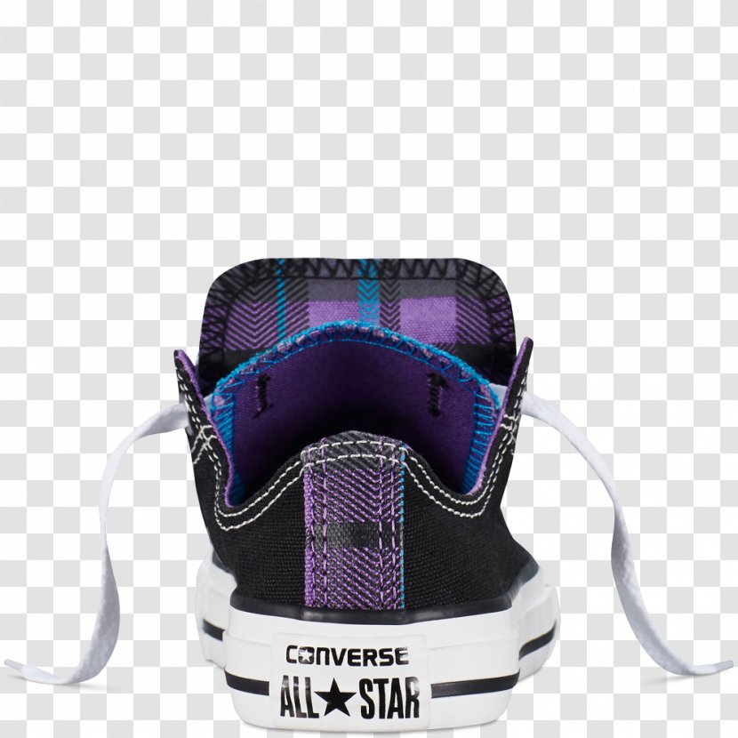 Sports Shoes Product Design Purple Brand - Plaid Converse For Women Transparent PNG
