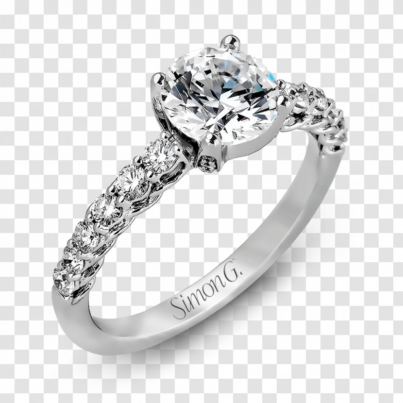 Wedding Ring Jewellery Engagement Gemstone - Platinum Transparent PNG