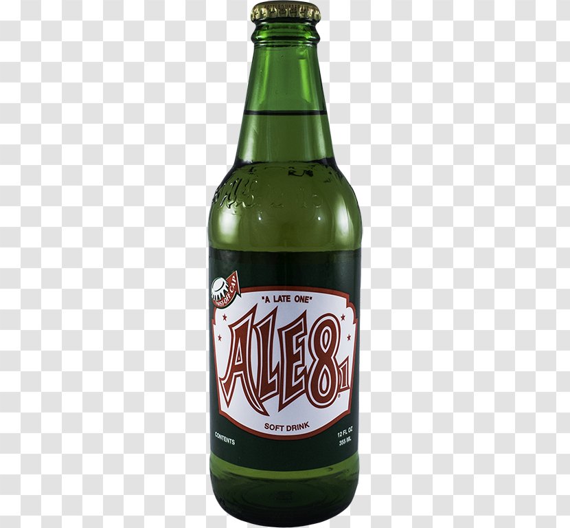 Ale-8-One Fizzy Drinks Ginger Ale Beer - Glass Bottle - Sugar Cane Transparent PNG