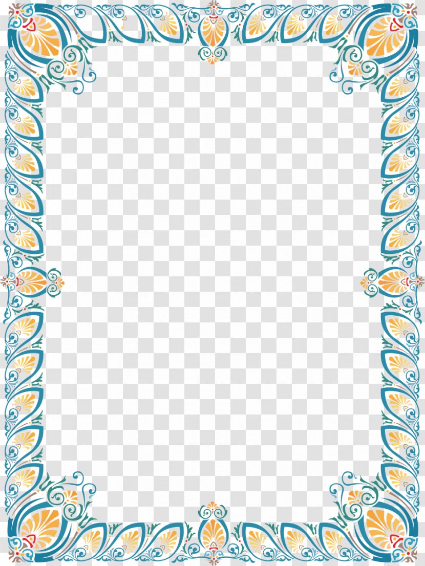 Art Nouveau Clip - Rectangle - Bingkai Border Islam Transparent PNG