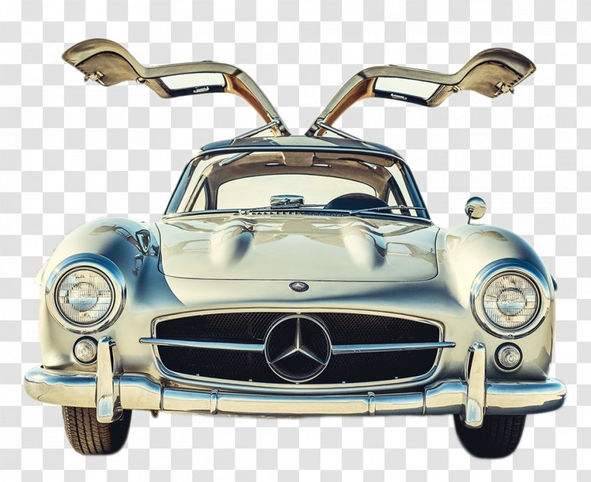 Mercedes-Benz SL-Class W114 W113 W108 - Model Car - Classic Front Doors Open Transparent PNG