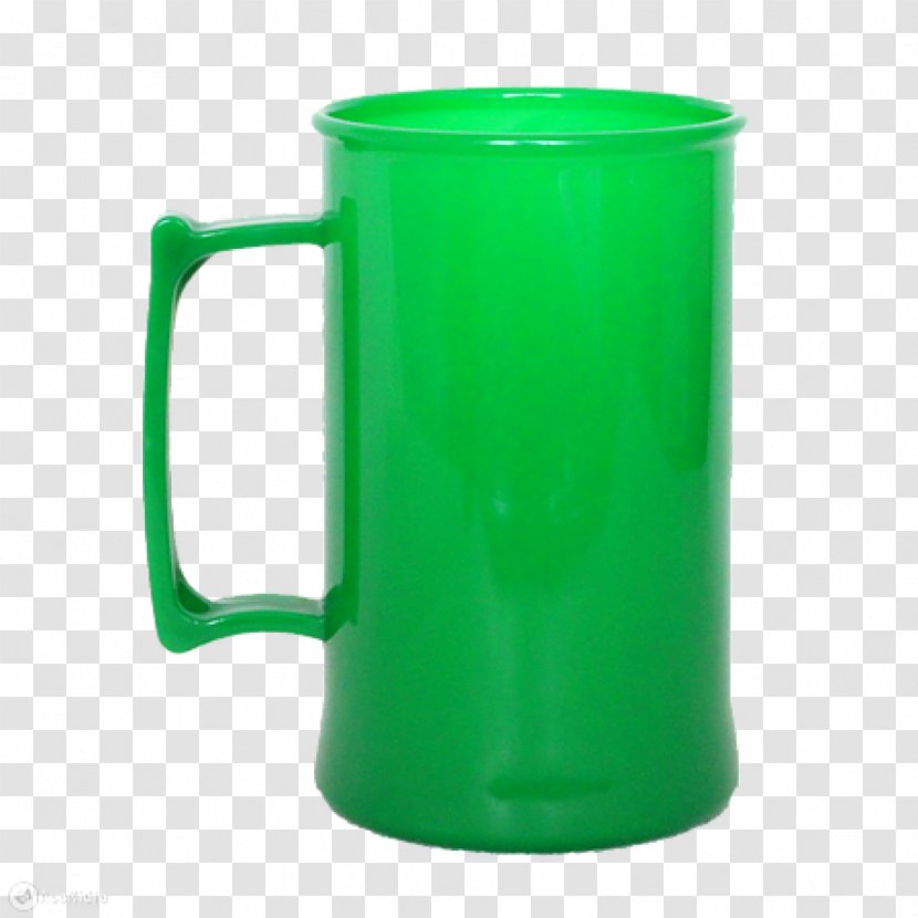 Mug Green Plastic Cup Milliliter - Red - Fume Transparent PNG