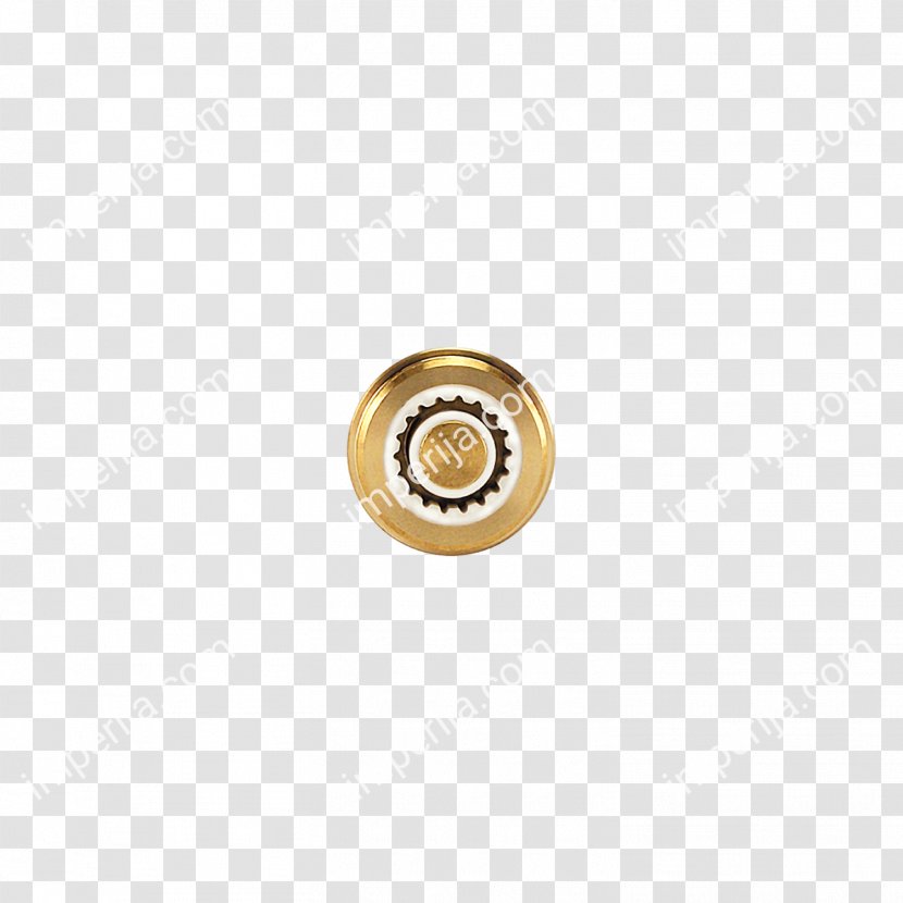 Metal Brass Circle Body Jewellery - Gramophone Transparent PNG