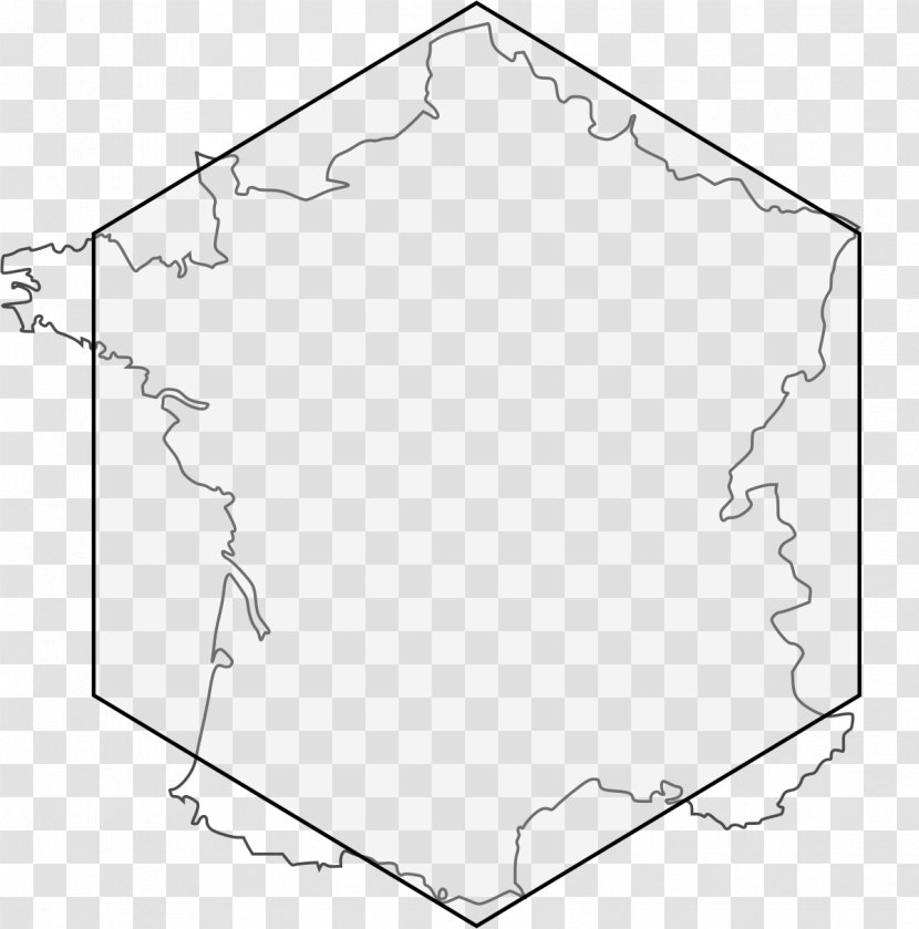 Metropolitan France Hexagone Definition Dictionary - Hexagon Transparent PNG