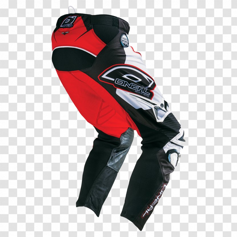 Hockey Protective Pants & Ski Shorts Red White Black - Neal H Moritz Transparent PNG