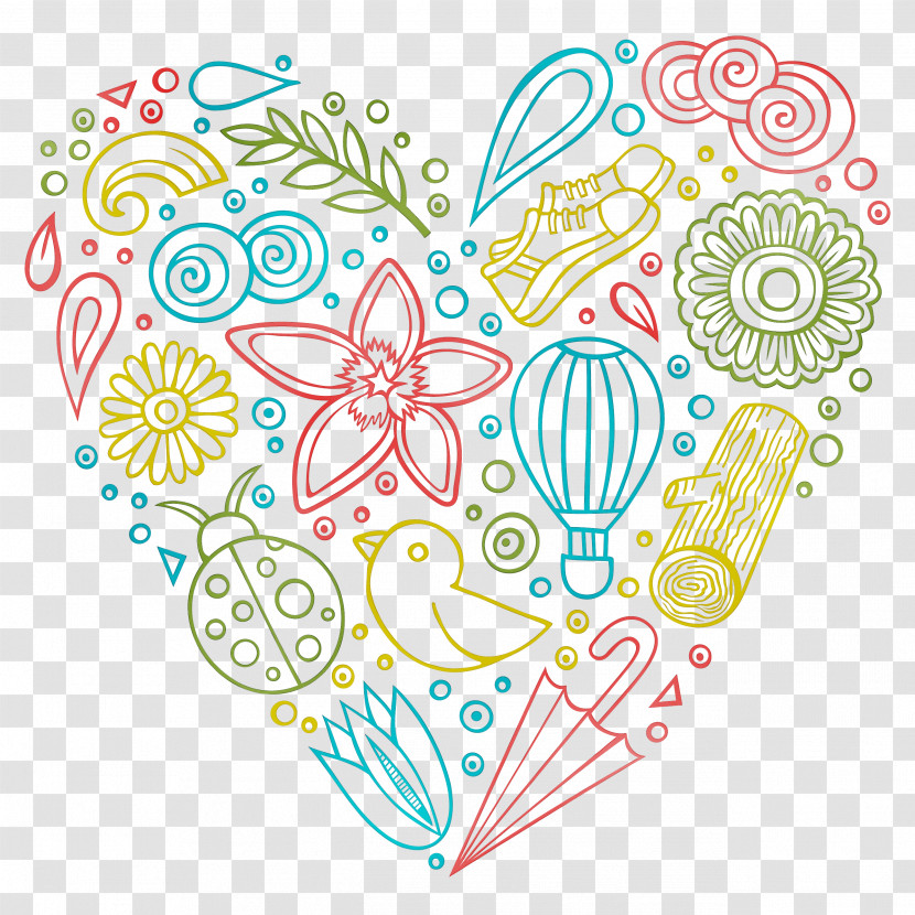 Drawing /m/02csf Line Heart Flower Transparent PNG