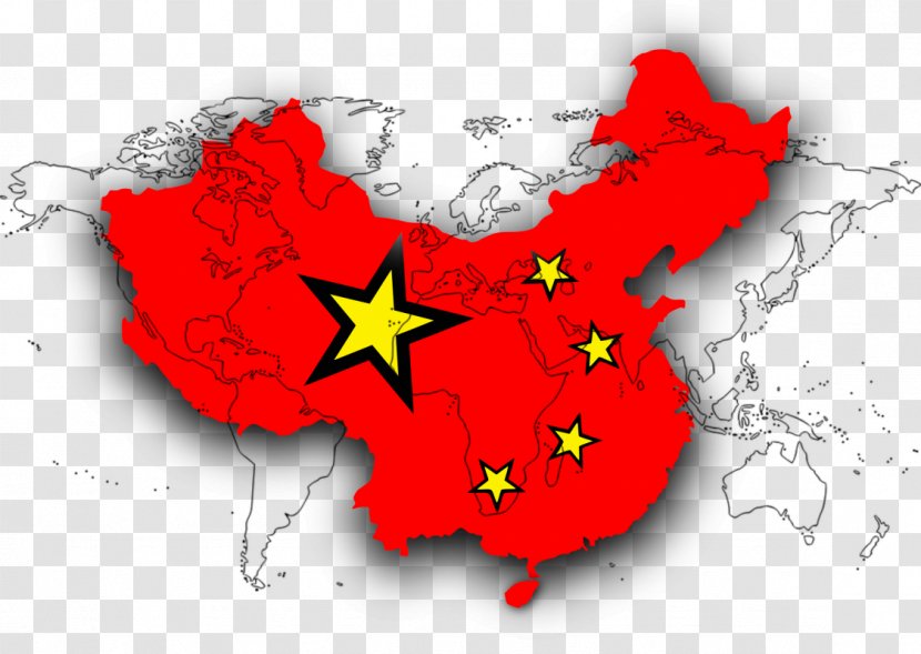 Flag Of China Map - Leaf - Chinece Diploma Transparent PNG