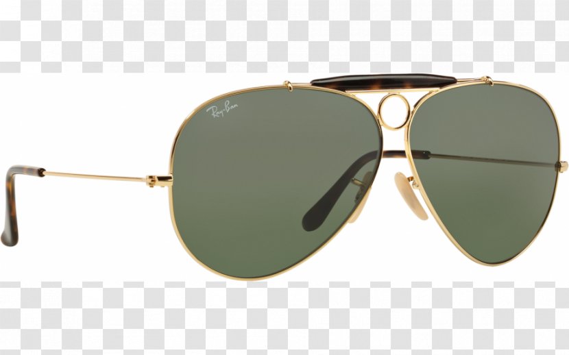 Ray-Ban Aviator Classic Sunglasses Flash - Unisex Transparent PNG