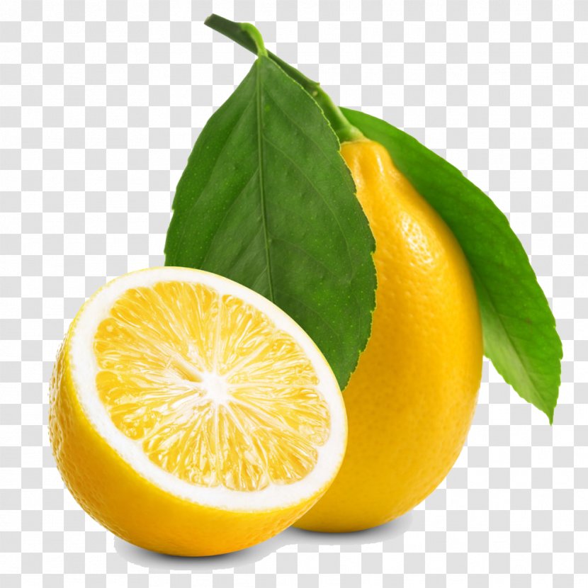 Lemon Juice Fruit Food - Shutterstock - Green Leafy Transparent PNG