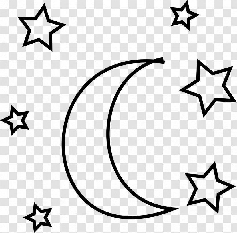 Star Sky Clip Art - Crescent - Moon Graphic Transparent PNG