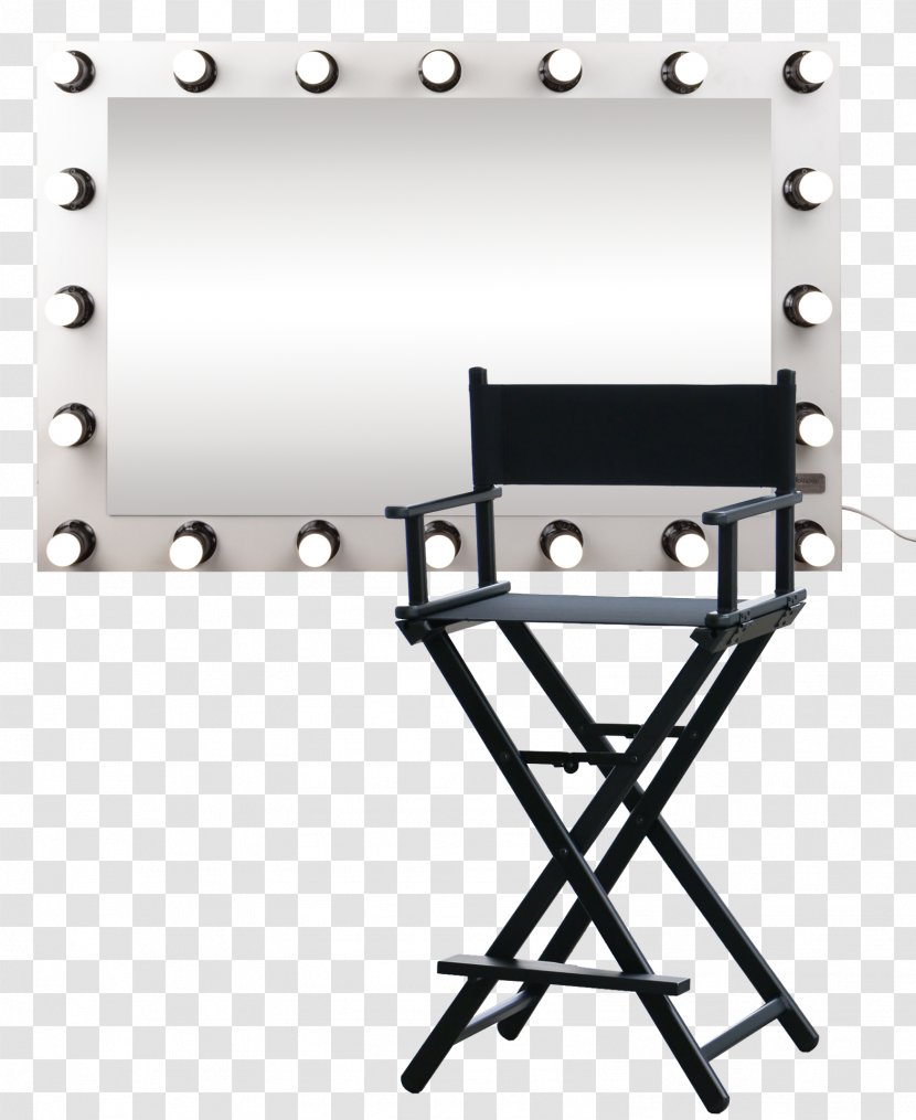 Table Folding Chair Director's Furniture - Barber Transparent PNG