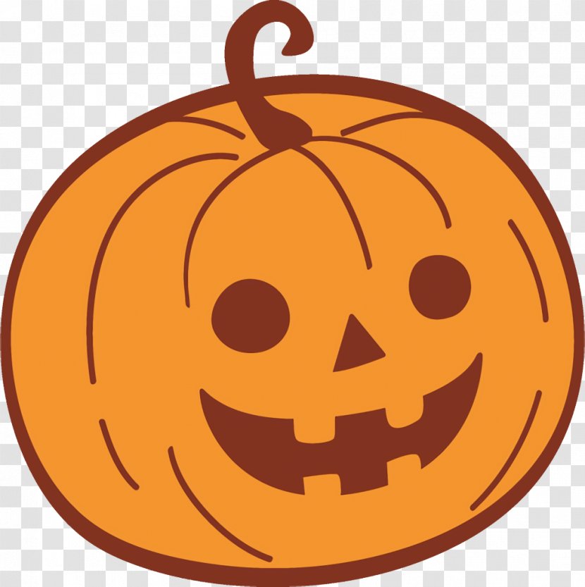 Jack-o-Lantern Halloween Carved Pumpkin - Plant - Fruit Transparent PNG