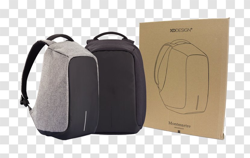 XD Design Bobby Backpack Anti-theft System Bag - Pickpocketing Transparent PNG