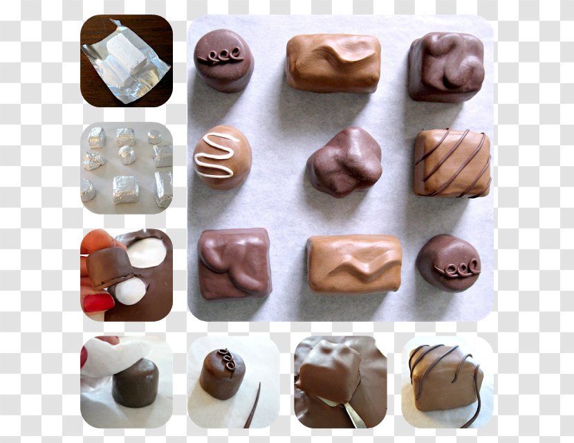 Bonbon Praline Chocolate Truffle - Confectionery - Polymer Clay Transparent PNG