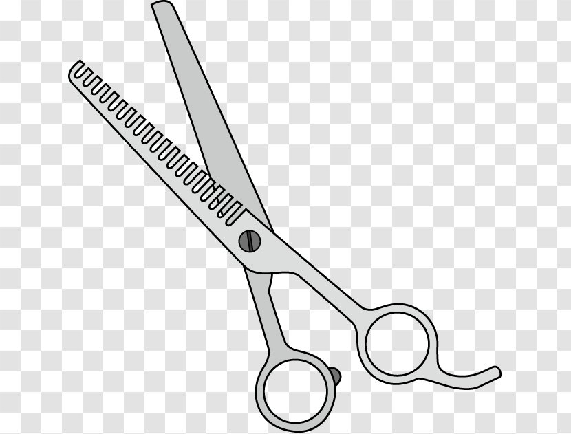 Scissors Hairdresser Illustration Hair-cutting Shears Clip Art - Paper Transparent PNG