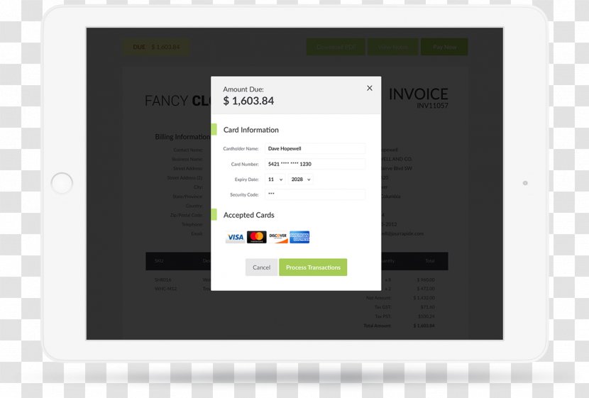 Invoice E-commerce Payment System - Pay Online Transparent PNG