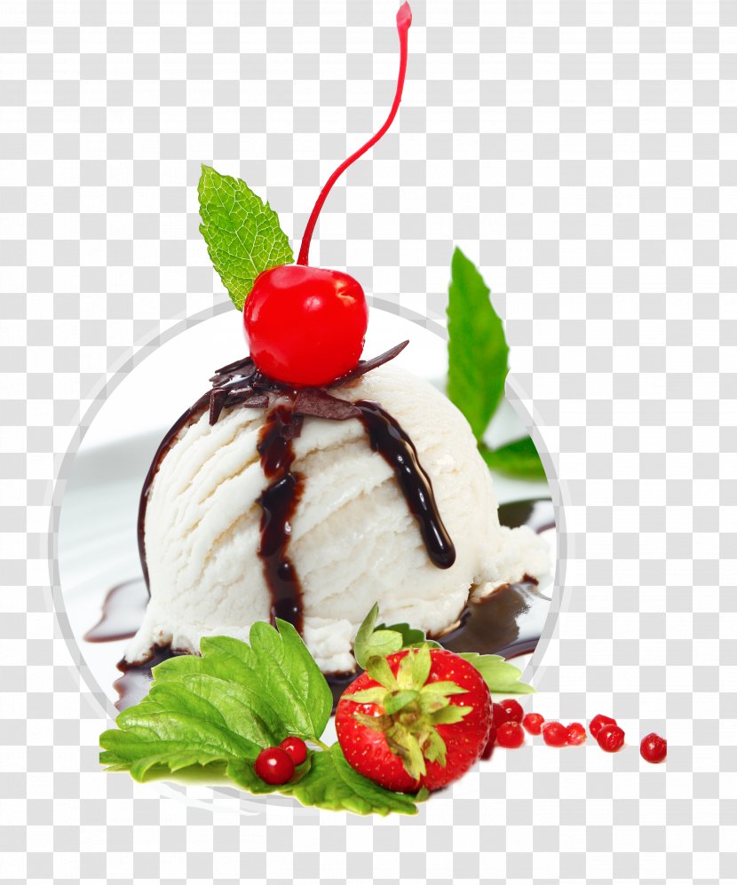 Chocolate Ice Cream Gelato Sundae - Food - Free Download Transparent PNG