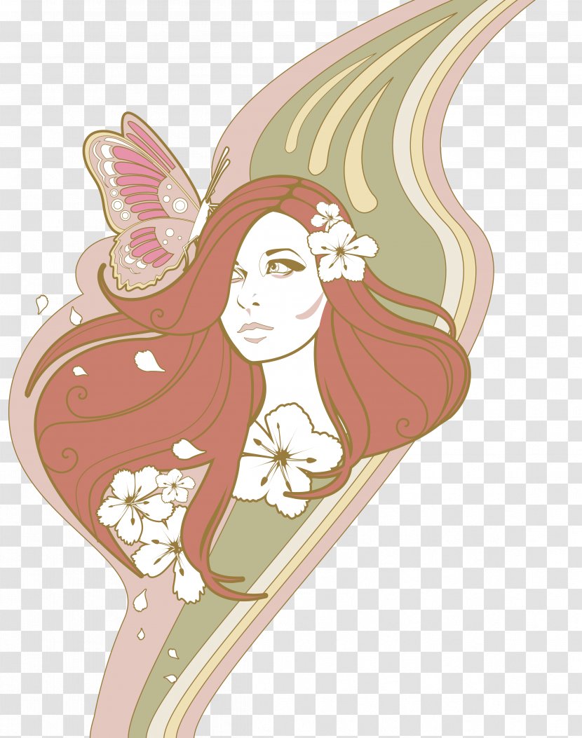 Woman - Fairy - Butterfly Transparent PNG