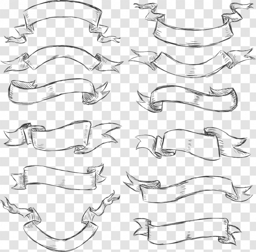 Drawing Banner Graphic Arts - Cookware And Bakeware - Red Ribbon Image Transparent PNG