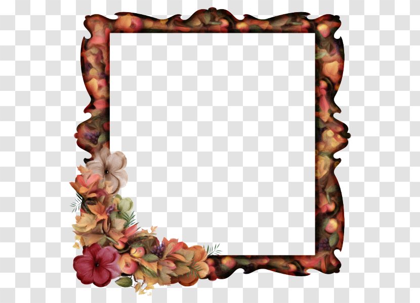 Floral Background Frame - Picture - Interior Design Transparent PNG