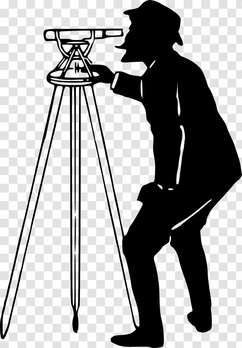 Surveyor Theodolite Clip Art - Shoe - Man Silhouette Transparent PNG