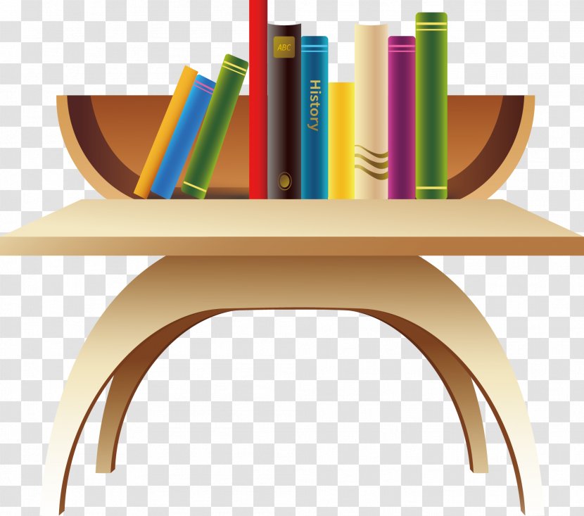 Table Bookcase - Furniture - Classic Books Transparent PNG