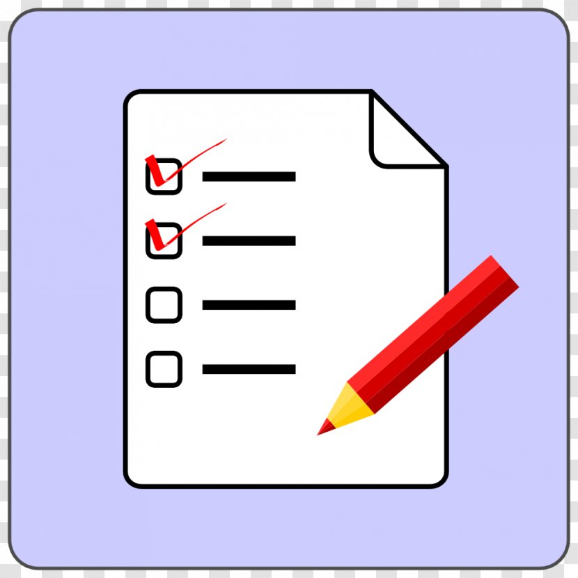 Checklist Clip Art - Diagram - Check List Cliparts Transparent PNG