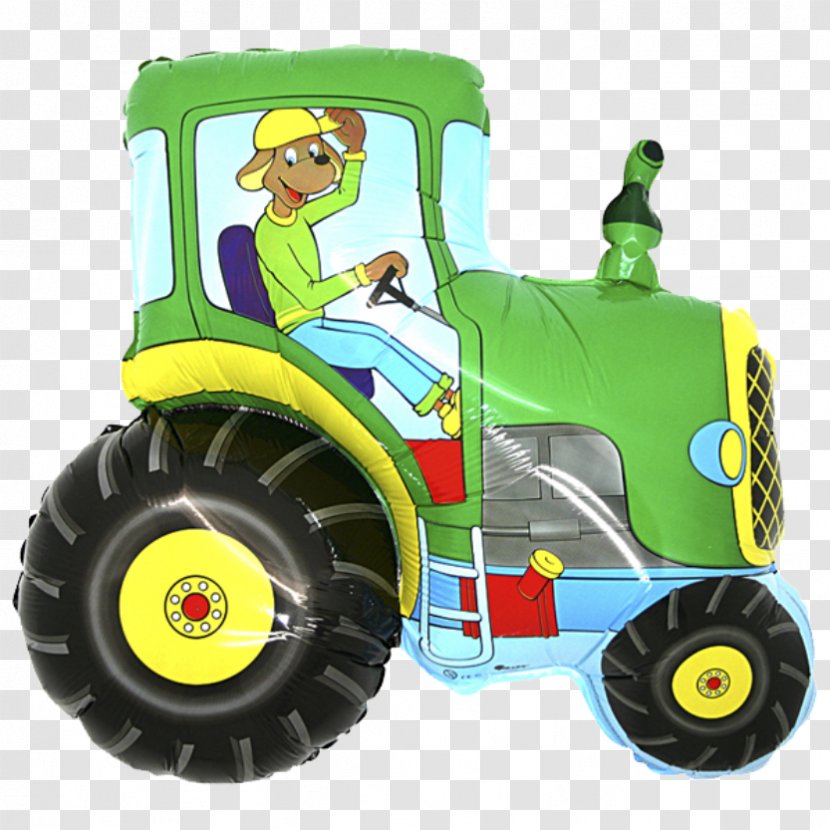 Tractor Toy Balloon Party - Play Vehicle Transparent PNG