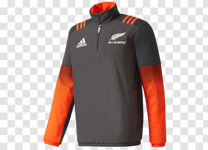 New Zealand National Rugby Union Team Jersey T-shirt Super - Adidas - Fleece Jacket Transparent PNG