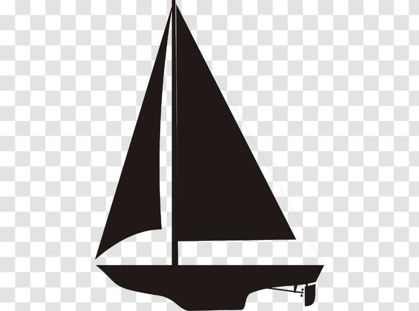 Sailboat Sloop Bermuda Rig Rigging - Cone - Sail Transparent PNG