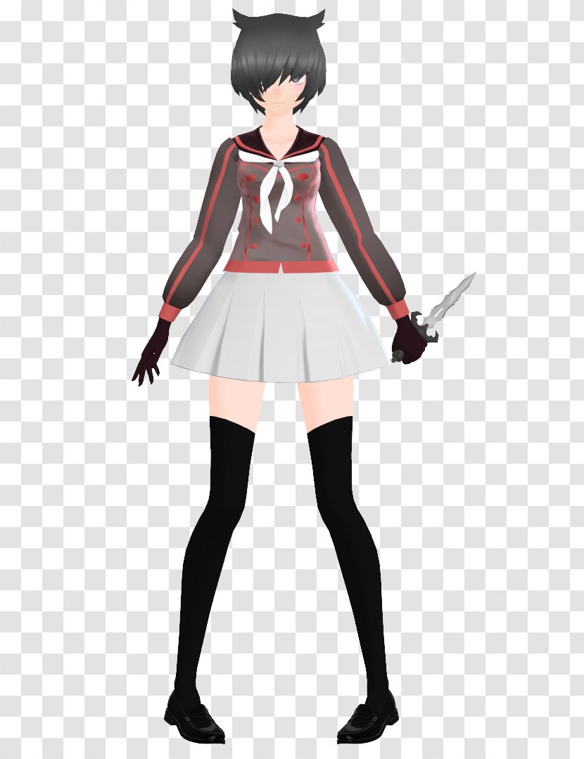Yandere Simulator Character The Sims 4 Future Diary - Watercolor - Tree Transparent PNG