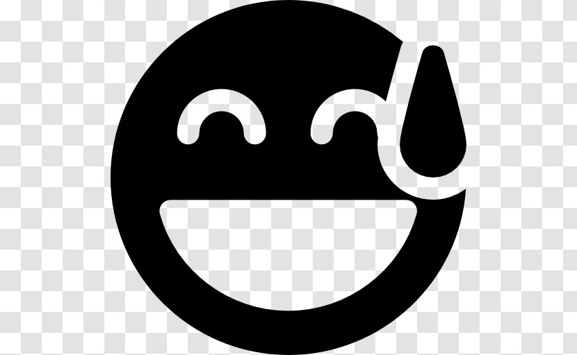Smiley Emoticon - Black And White Transparent PNG